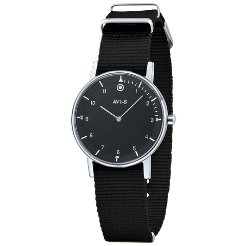 AVI-8 Herreur AV-4023-02 sort Natorem