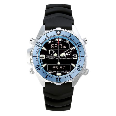 Depthmeter Digital Carribean Blue