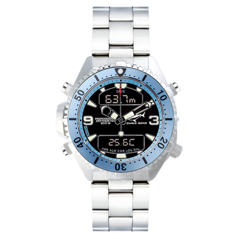 Depthmeter Digital Carribean Blue