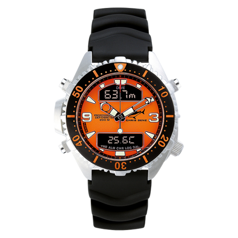 Depthmeter Digital Coral Orange