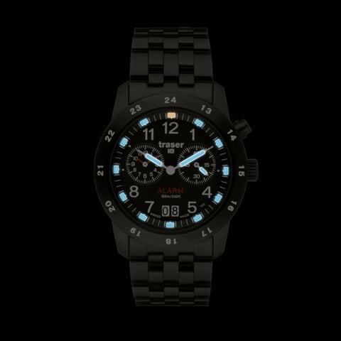 Classic Alarm Big Date Pro Blue