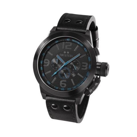 Cool Black Blue Chronograph